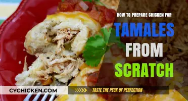 Mastering Homemade Tamales: Preparing Chicken Filling from Scratch