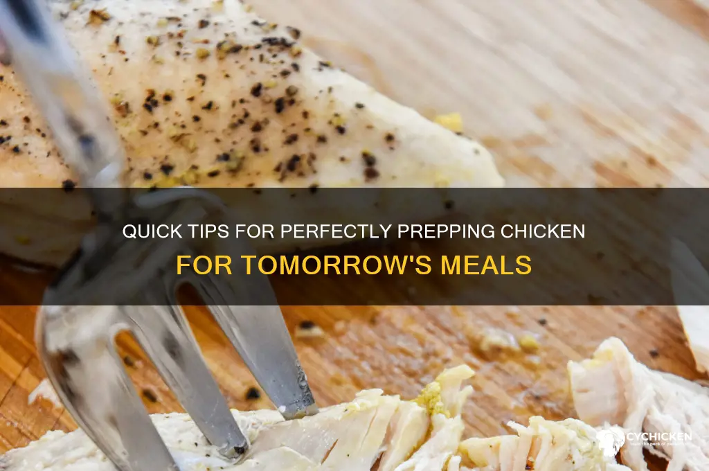 how to prepare chicken for the next day