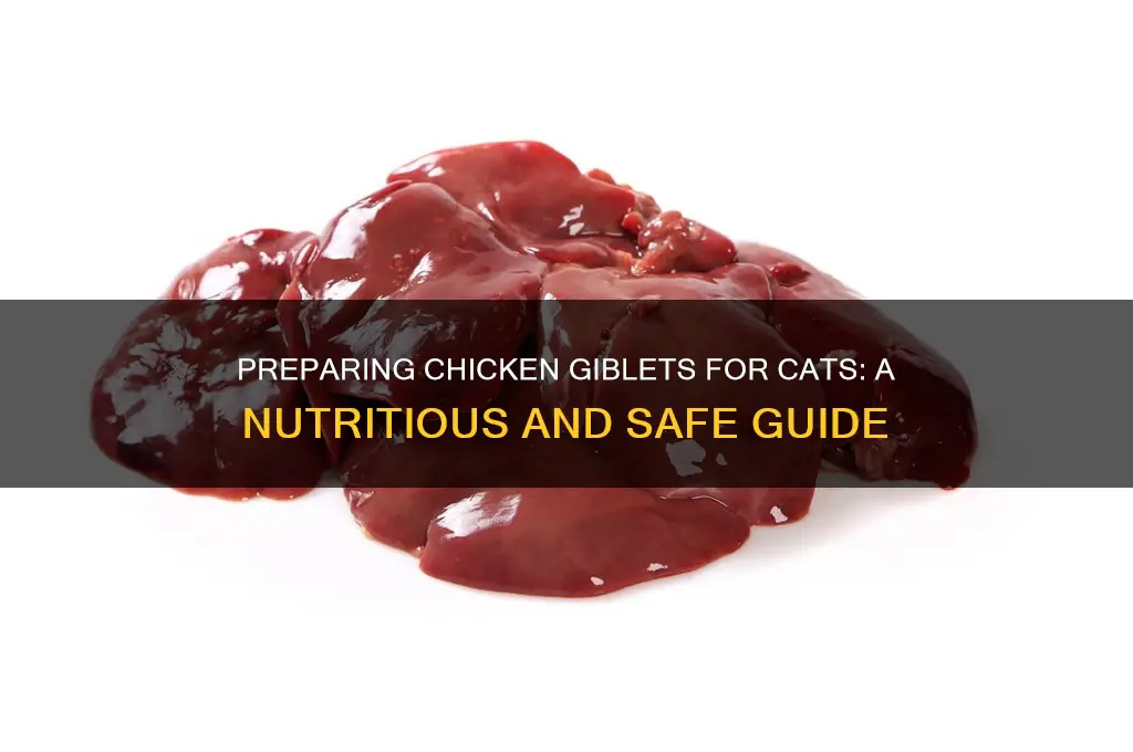 how to prepare chicken giblets for cats