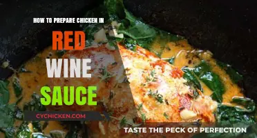 Rich & Savory Chicken in Red Wine Sauce: A Step-by-Step Guide