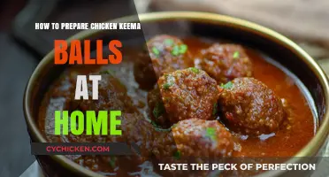 Easy Homemade Chicken Keema Balls Recipe: A Flavorful Delight