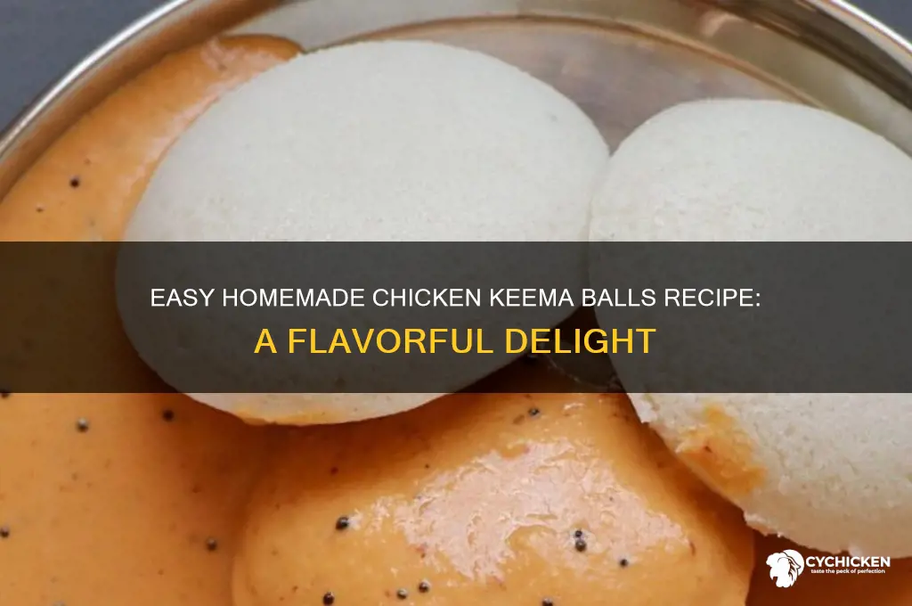 how to prepare chicken keema balls at home