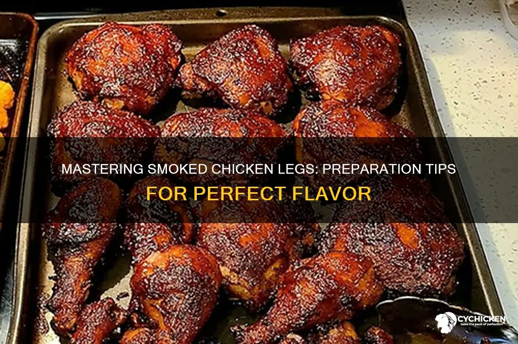 how to prepare chicken legs for smoking