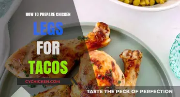 Perfectly Seasoned Chicken Legs: A Tasty Taco Filling Guide