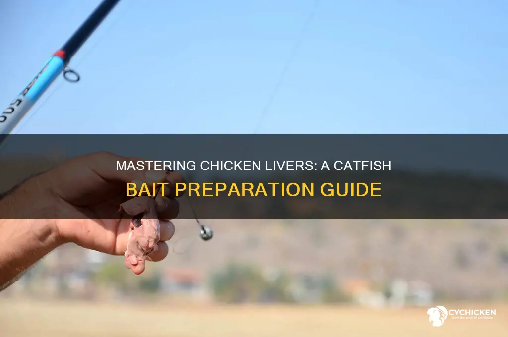 how to prepare chicken livers for catfish bait