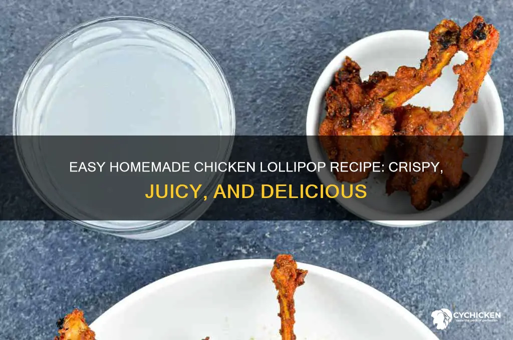 how to prepare chicken lollipop at home