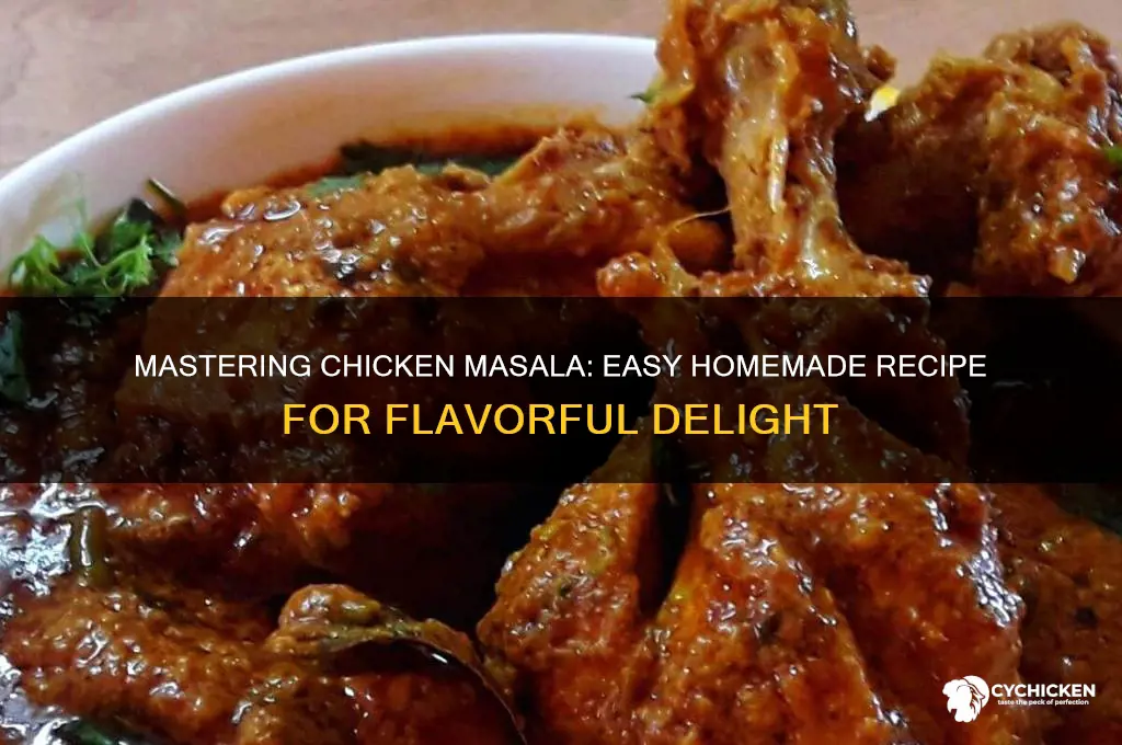 how to prepare chicken masala at home