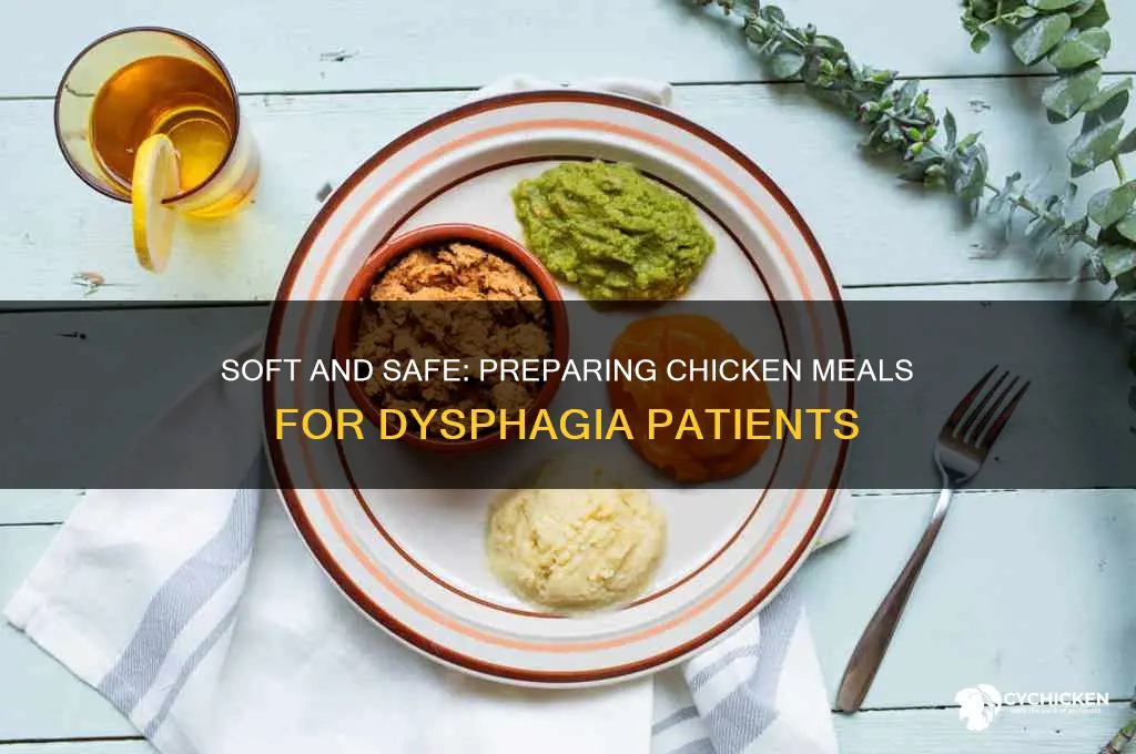 how to prepare chicken meals for dysphagia patients