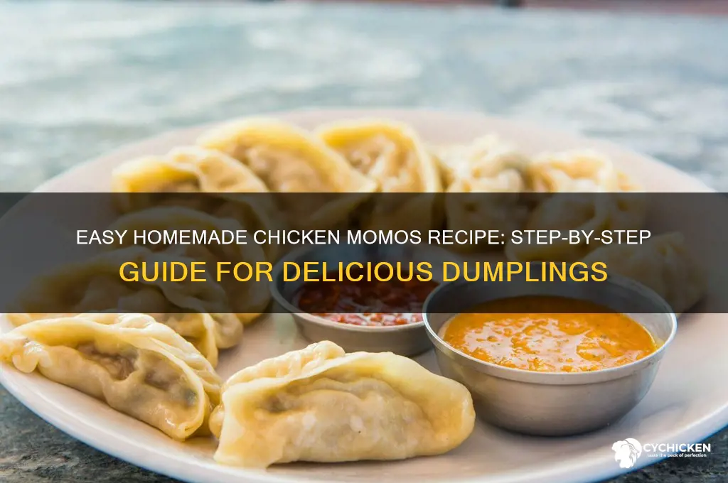 how to prepare chicken momos at home