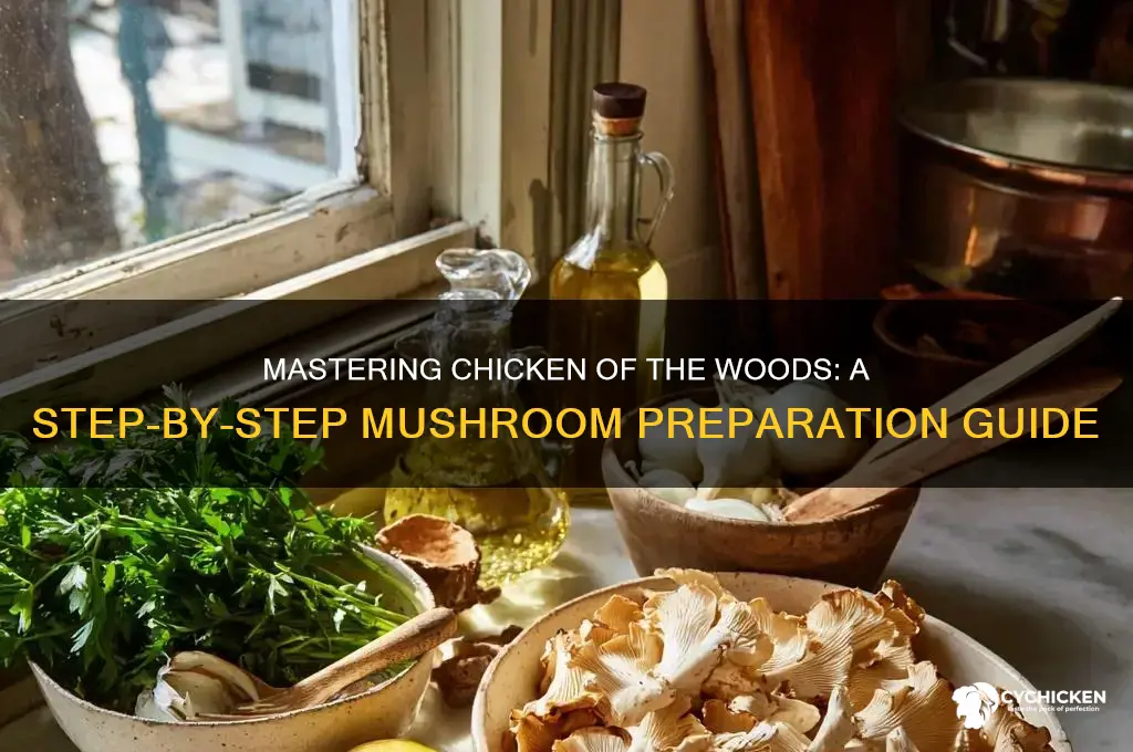 how to prepare chicken of the woods mushrooms