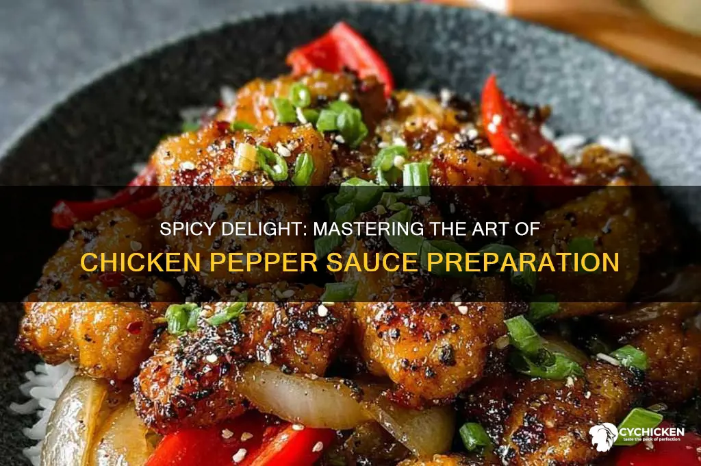 how to prepare chicken pepper sauce