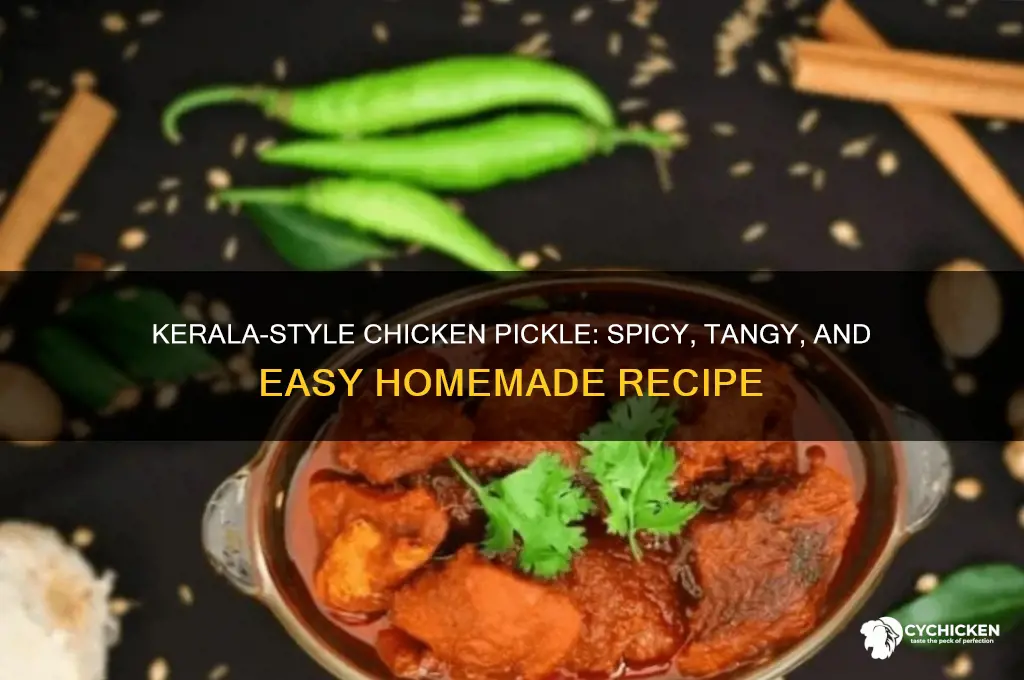 how to prepare chicken pickle in kerala style