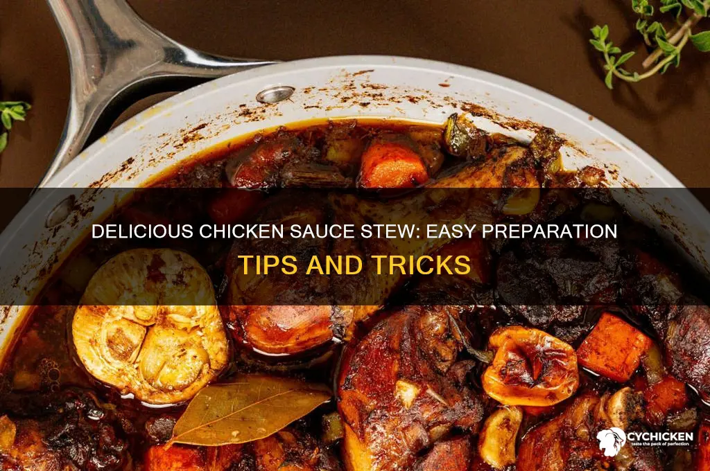 how to prepare chicken sauce stew