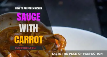 Easy Chicken Sauce Recipe: Adding Sweet Carrots for a Perfect Blend