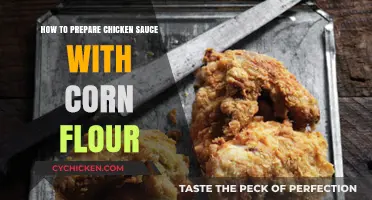 Easy Chicken Sauce Recipe: Perfecting Corn Flour Thickening Technique