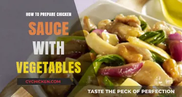 Easy Chicken Sauce Recipe: Veggie-Packed Delight for Quick Meals