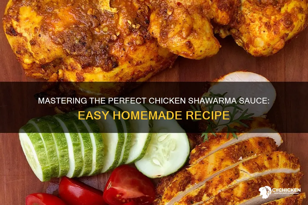 how to prepare chicken shawarma sauce
