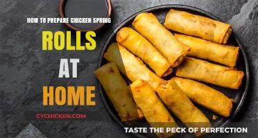 Easy Homemade Chicken Spring Rolls Recipe: Crispy, Fresh, and Delicious