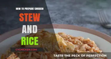 Delicious Chicken Stew and Rice: A Simple, Hearty Meal Guide