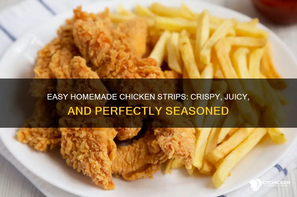 how to prepare chicken strips at home