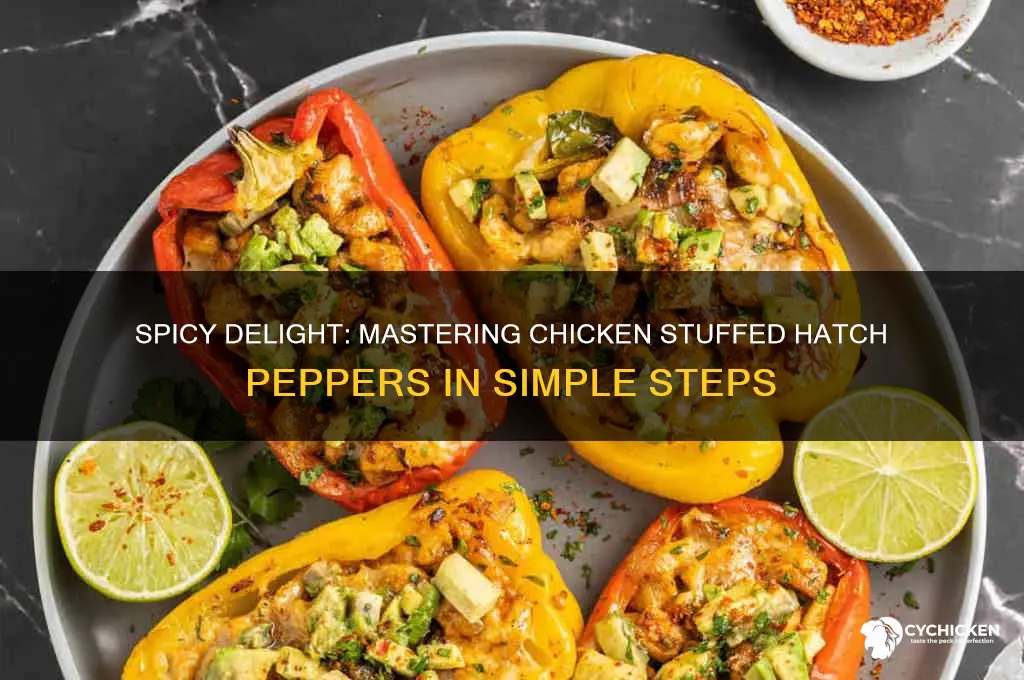 how to prepare chicken stuffed hatch peppers