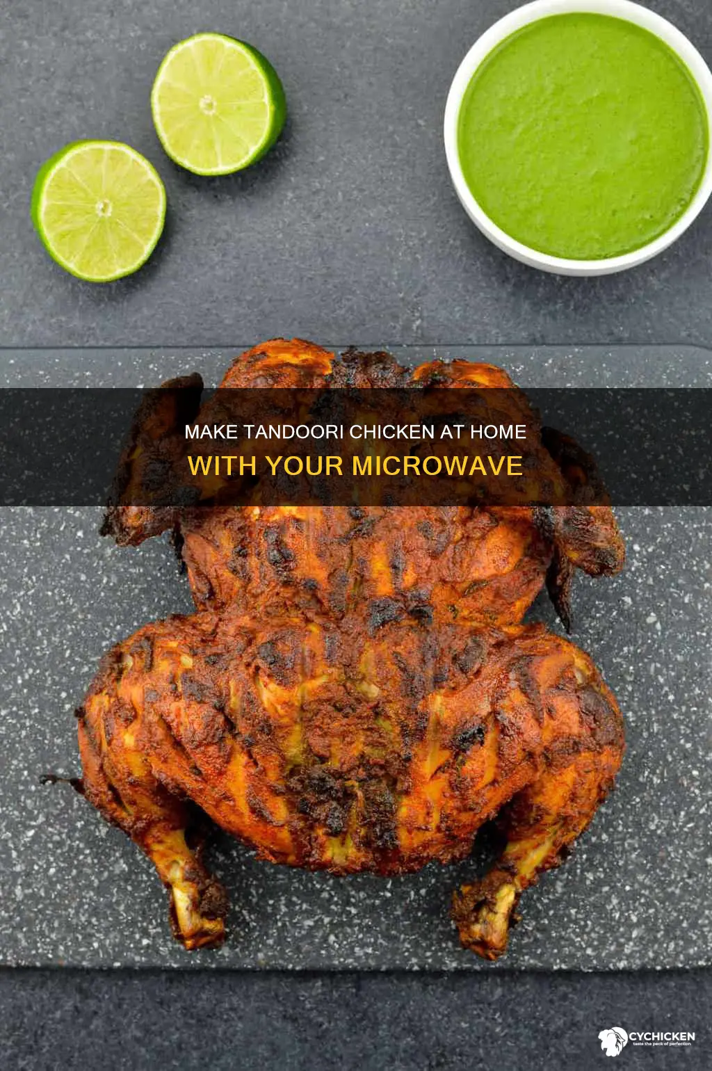 how to prepare chicken tandoori at home in microwave