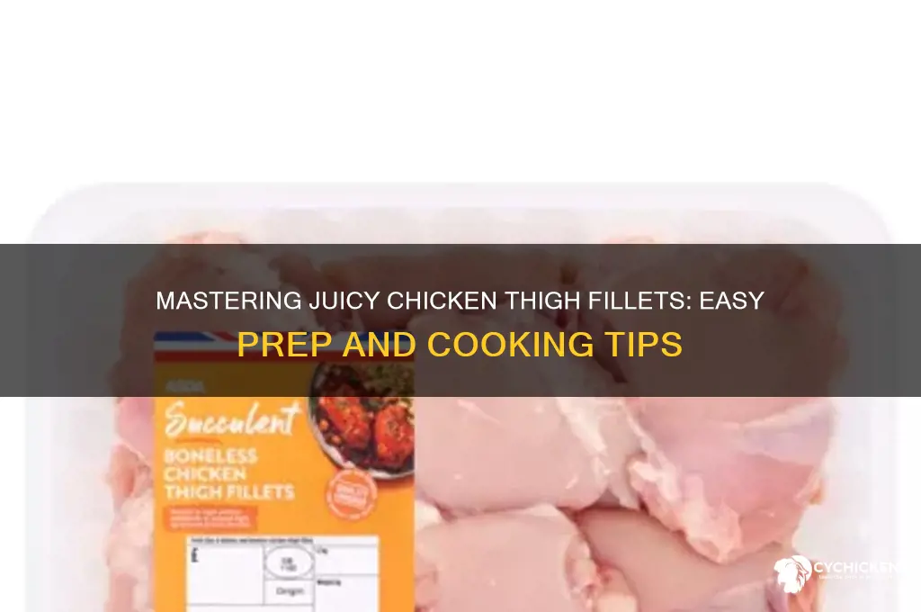 how to prepare chicken thigh fillet