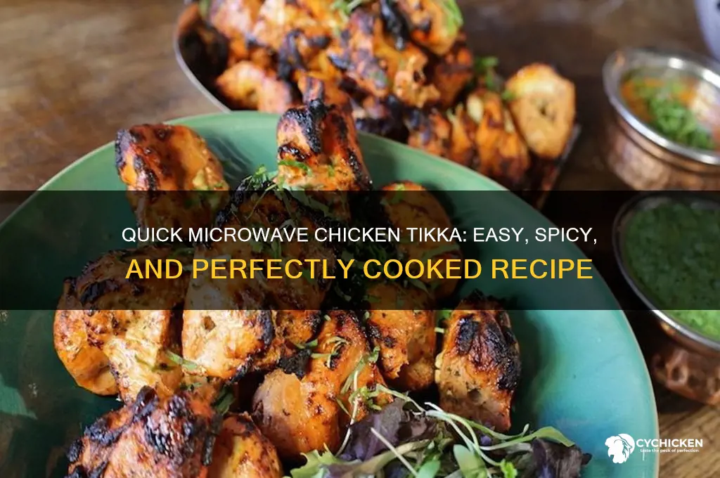 how to prepare chicken tikka in microwave