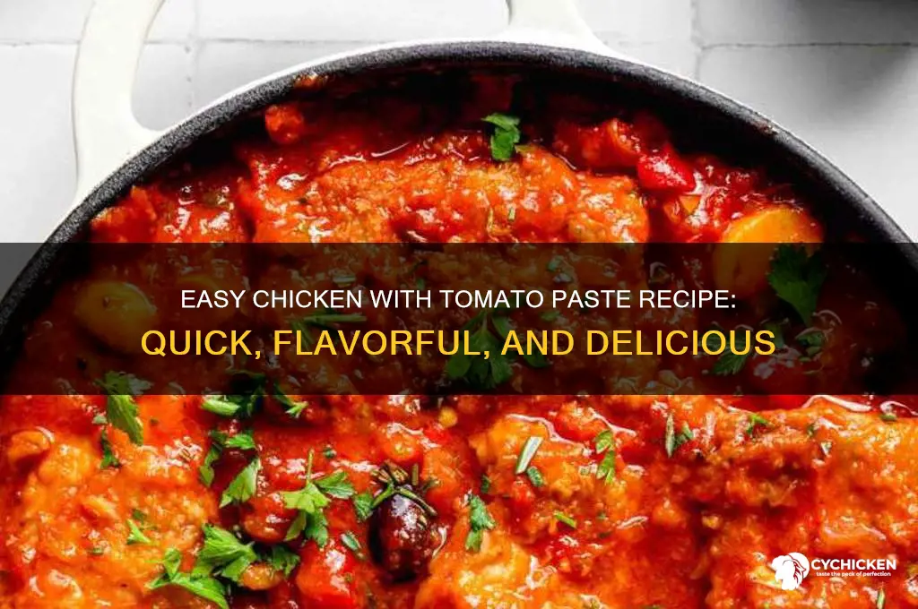 how to prepare chicken with tomato paste