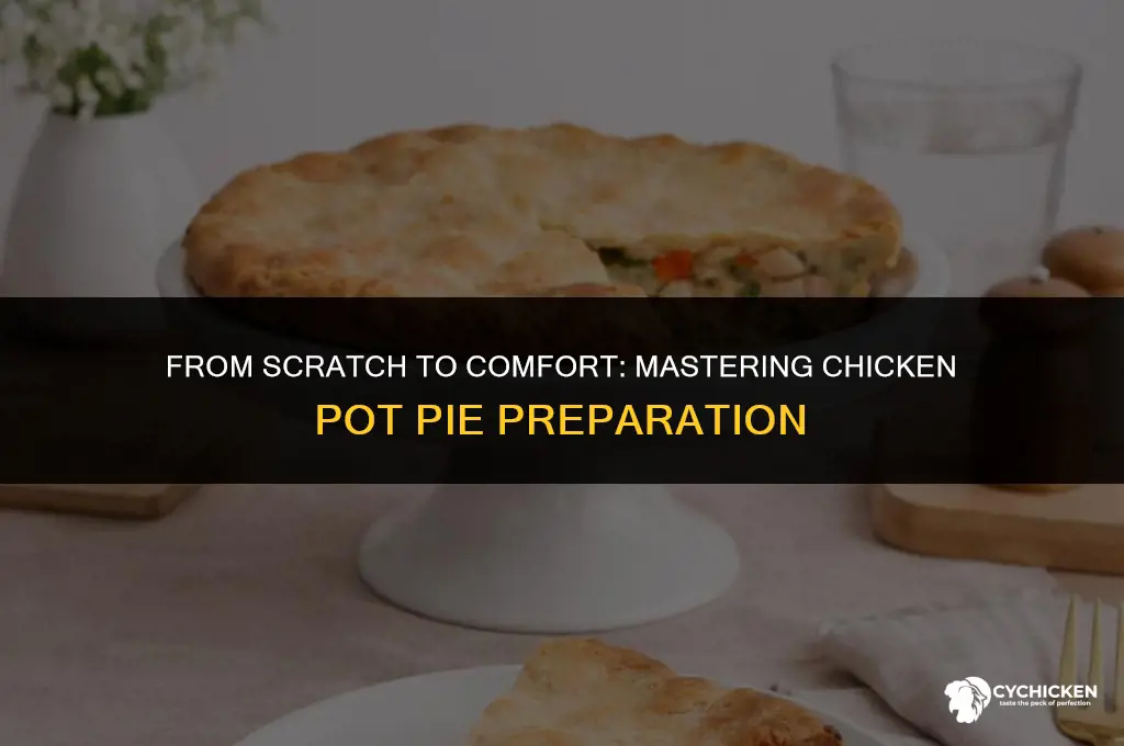 how to prepare chicnek for chicken pot pie