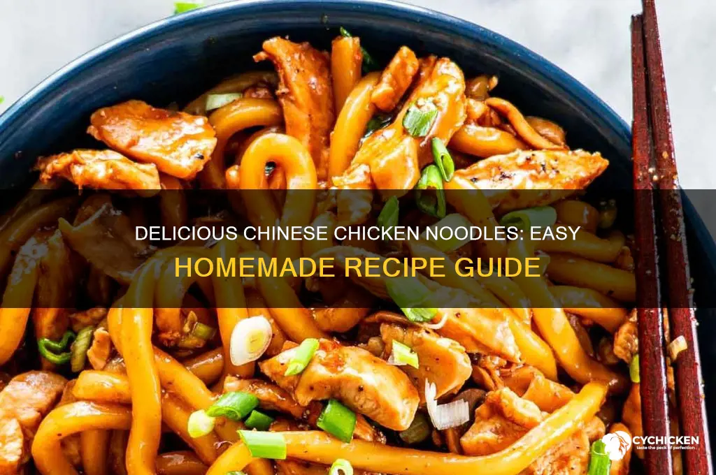 how to prepare chinese noodles with chicken