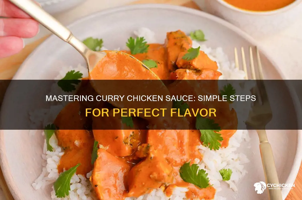 how to prepare curry chicken sauce