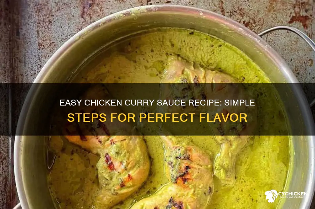 how to prepare curry sauce with chicken
