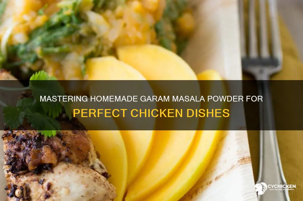 how to prepare garam masala powder for chicken