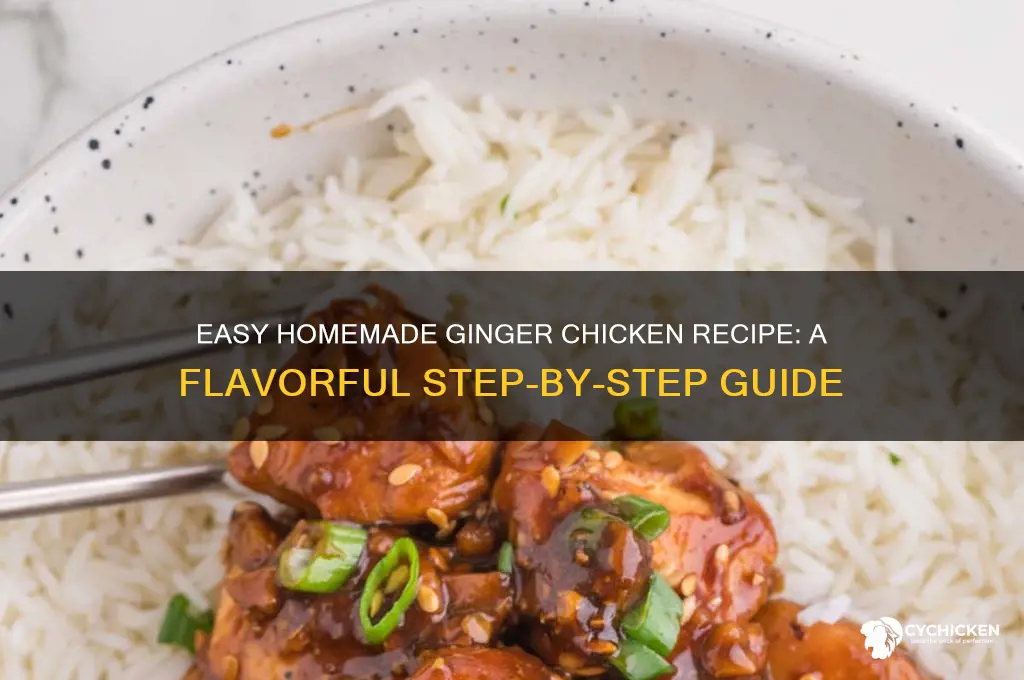 how to prepare ginger chicken at home