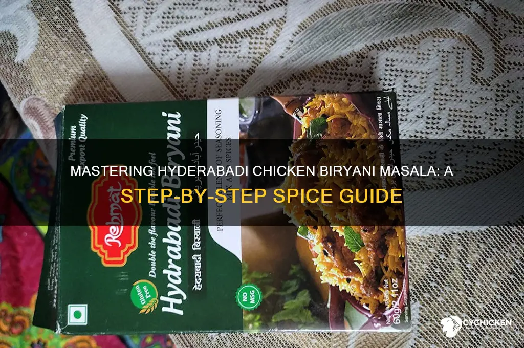 how to prepare hyderabadi chicken biryani masala