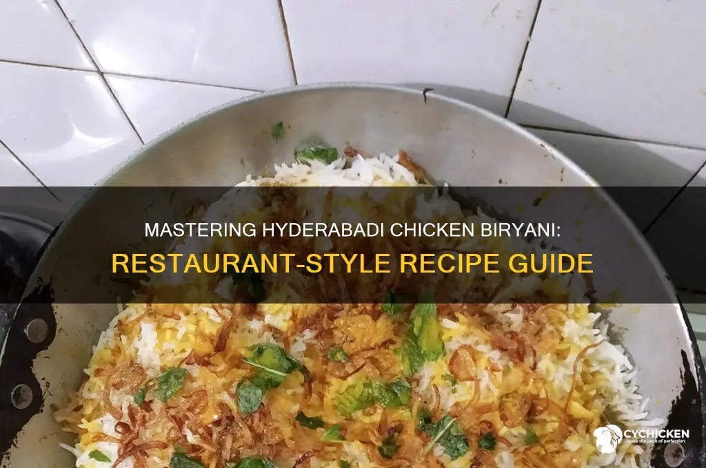 how to prepare hyderabadi chicken biryani restaurant style