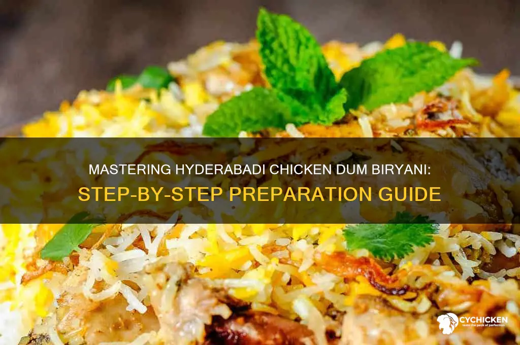 how to prepare hyderabadi chicken dum biryani