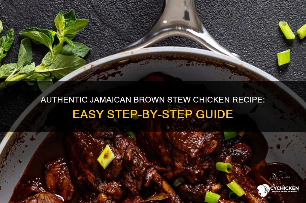 how to prepare jamaican brown stew chicken