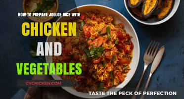 Jollof Rice: Chicken & Veggies Delight