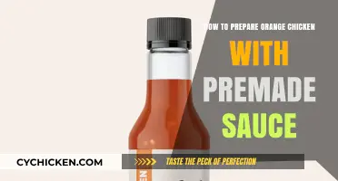 Quick & Easy Orange Chicken: Using Premade Sauce for Perfect Results