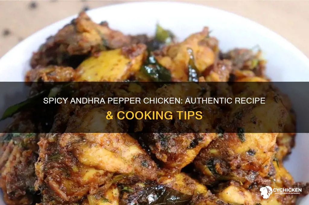 how to prepare pepper chicken andhra style