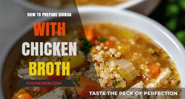 Savor the Flavor: Quinoa and Chicken Broth Delight