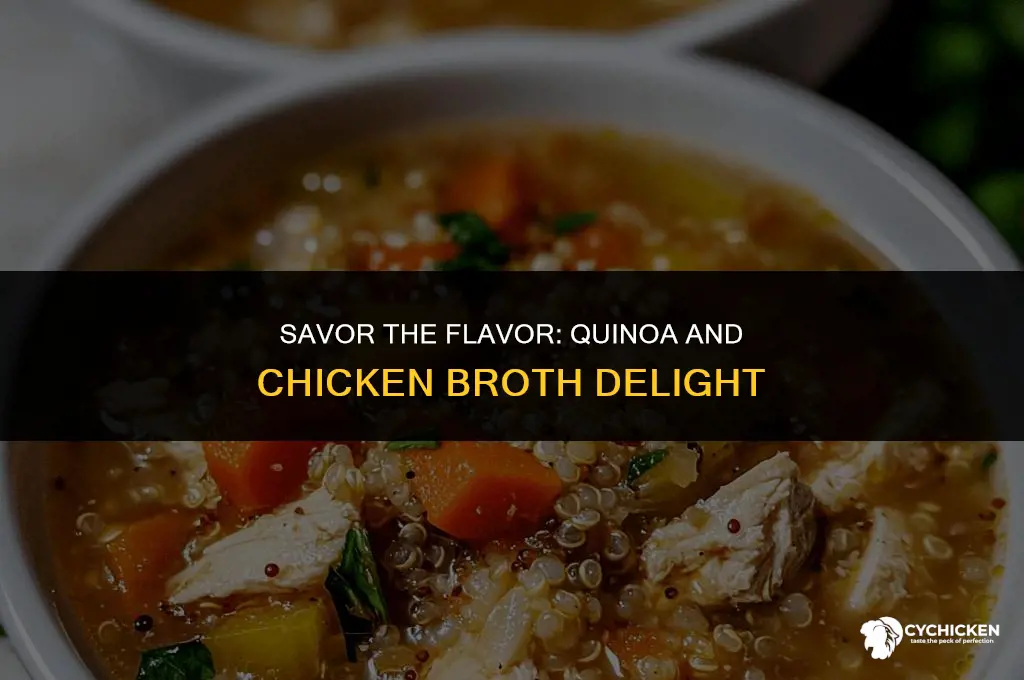 how to prepare quinoa with chicken broth