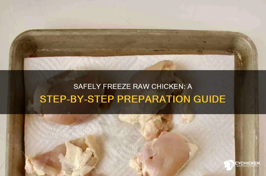 how to prepare raw chicken for freezing