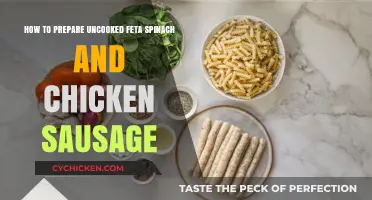Tasty Feta Spinach Chicken Sausage: Quick & Easy Recipe