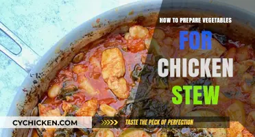 Perfectly Prepped Veggies: Enhancing Your Chicken Stew with Fresh Flavors