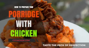 Delicious Yam Porridge with Chicken: Easy Recipe Guide