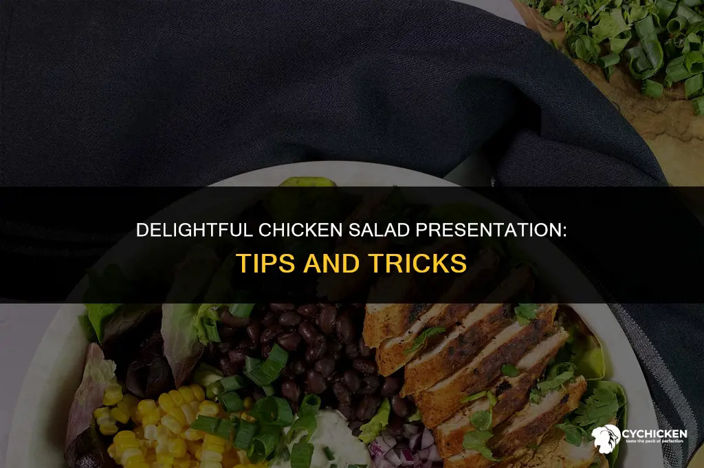 how to present chicken salad