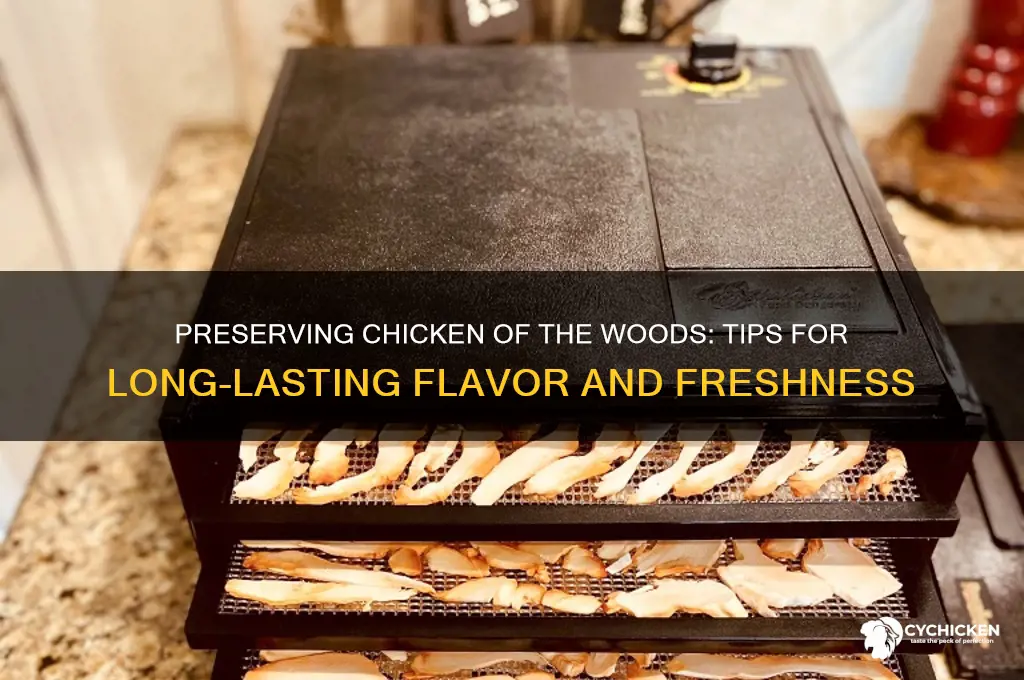 how to preserve chicken of the woods